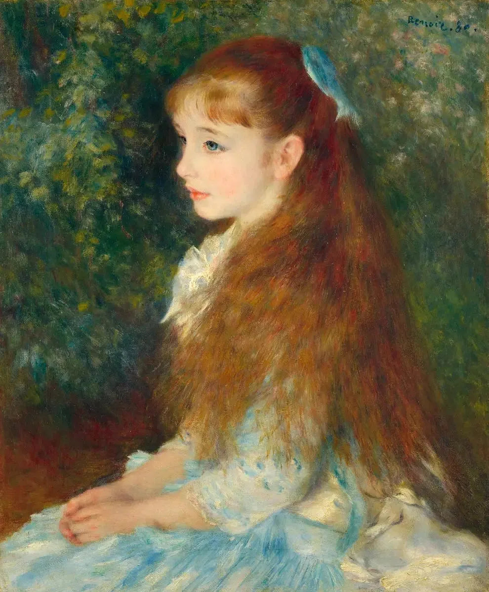 Portrait d'Irène Cahen d'Anvers - Pierre-Auguste Renoir image 1 copie de tableau peinte à la main