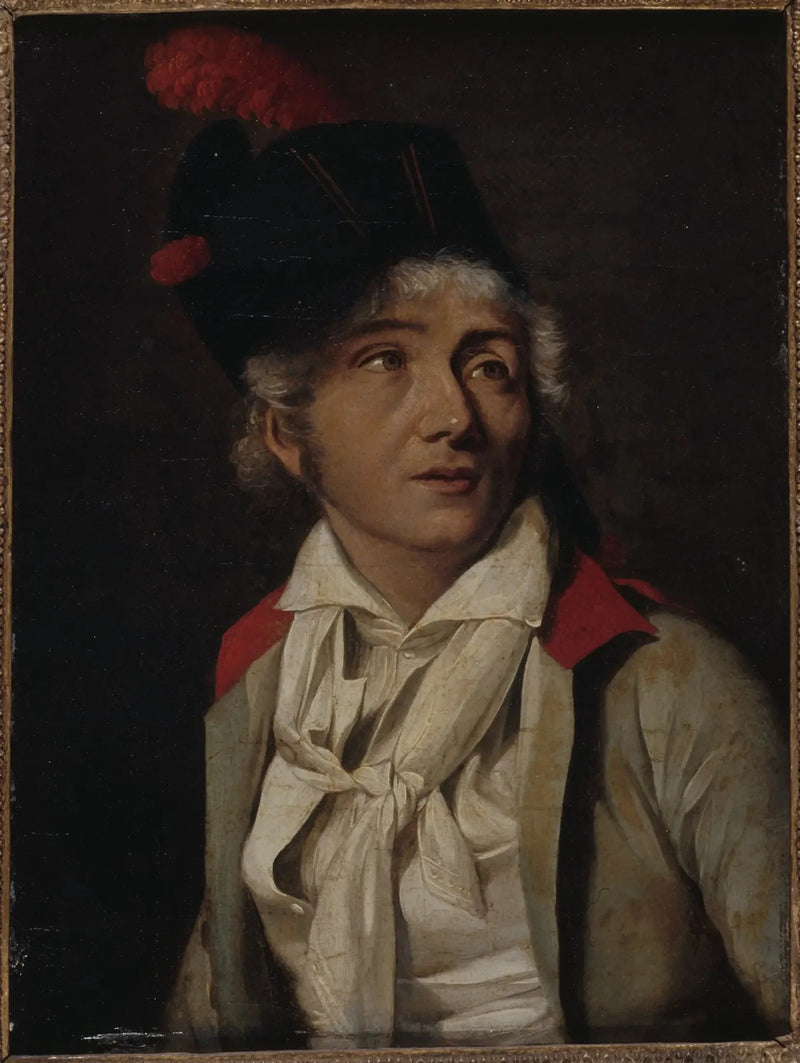 赤い襟の白いジャケットを着た俳優の肖像 - ルイ＝レオポルド・ボイリー

Source:
Portrait d'un acteur, en veste blanche à collet rouge - Louis-Léopold Boilly
