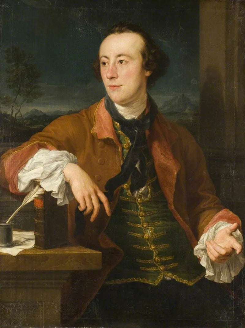 紳士の肖像（伝統的にホラティオ・ウォルポール、1723年–1809年と識別） - Pompeo Batoni