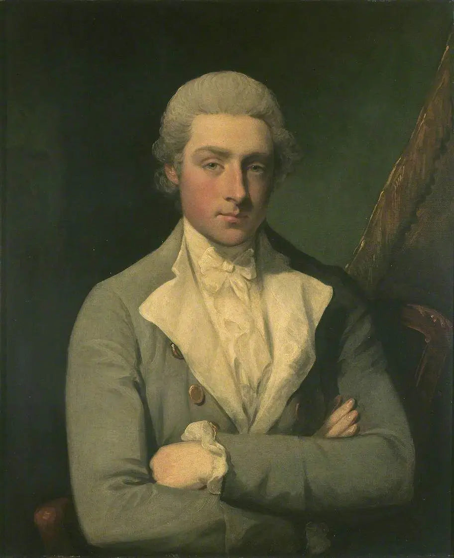 Portrait d'un homme (Autoportrait ?) - Gilbert Stuart image 1 tableau peint à l’huile sur toile