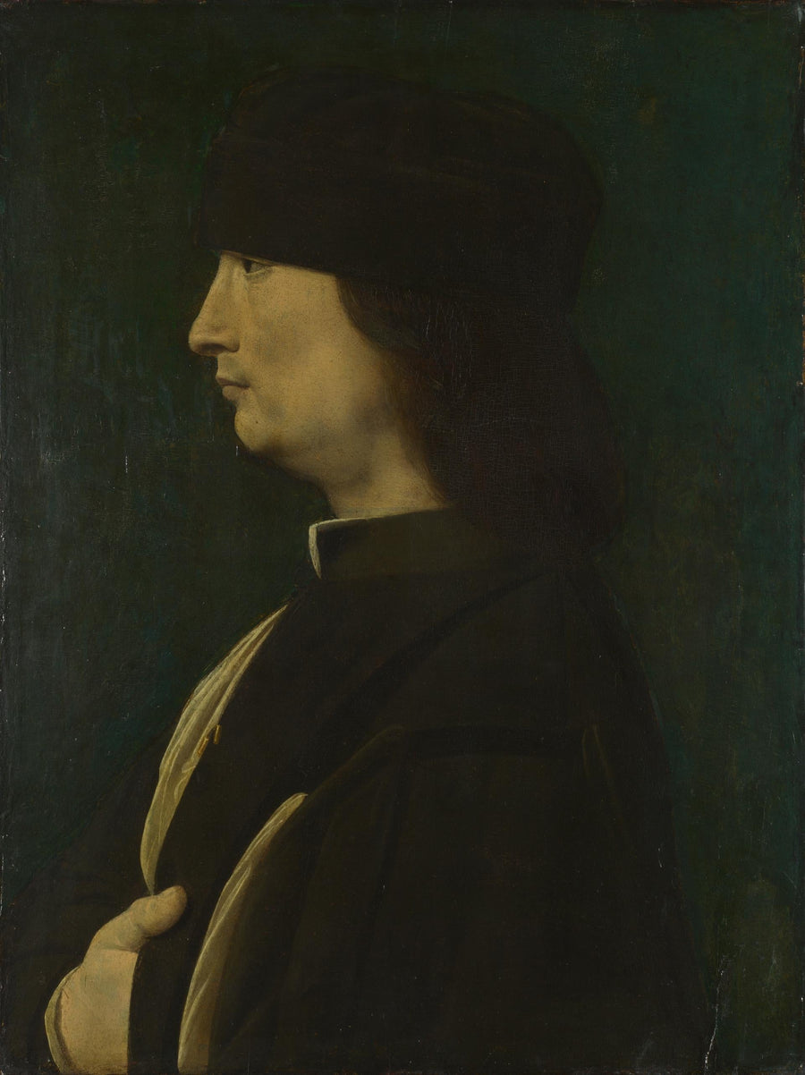 Portrait d'un homme de profil - Giovanni Antonio Boltraffio image 1 reproduction artisanale de tableau