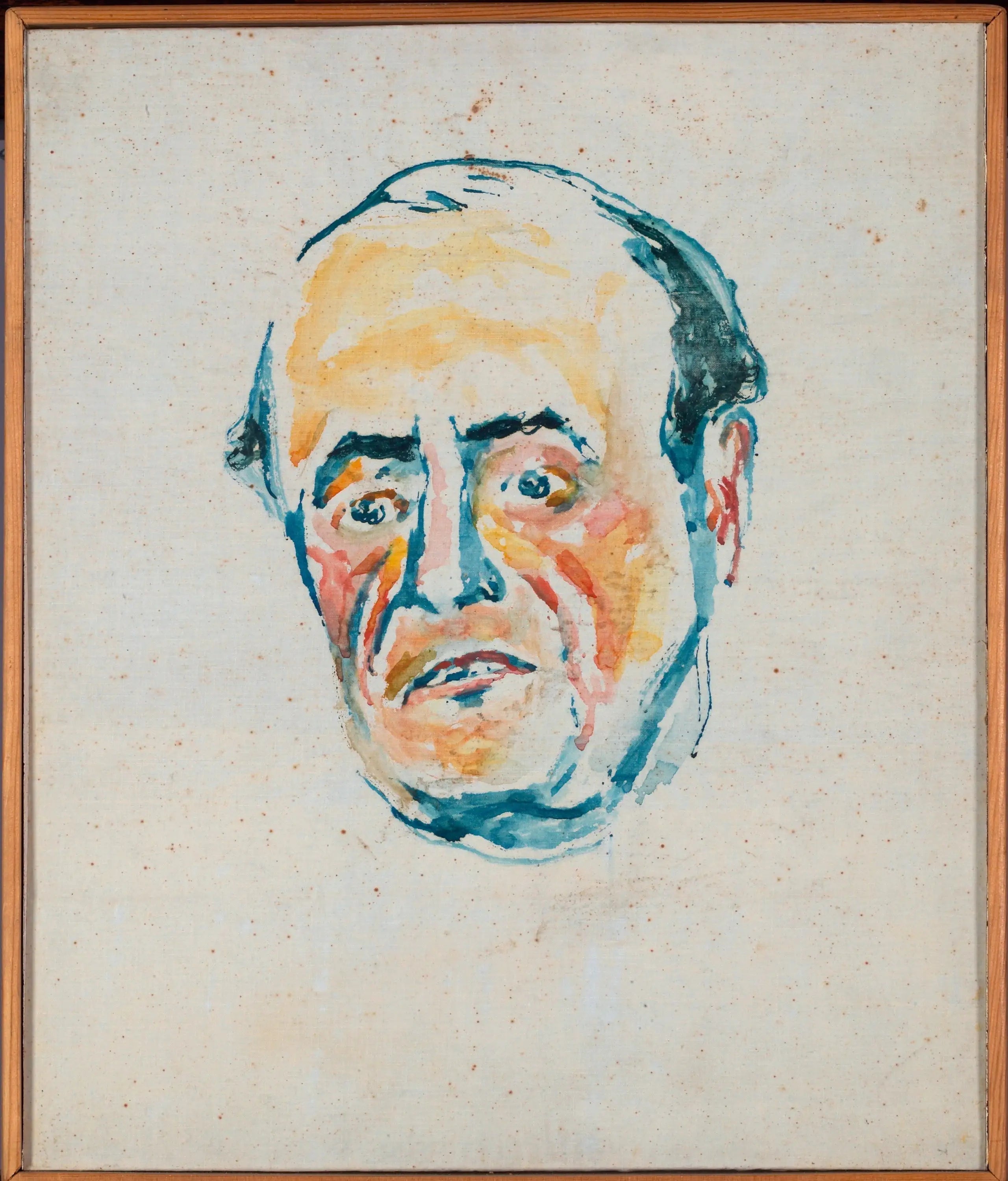 Portrait d'un homme - Edvard Munch image 1 copie de tableau peinte à la main
