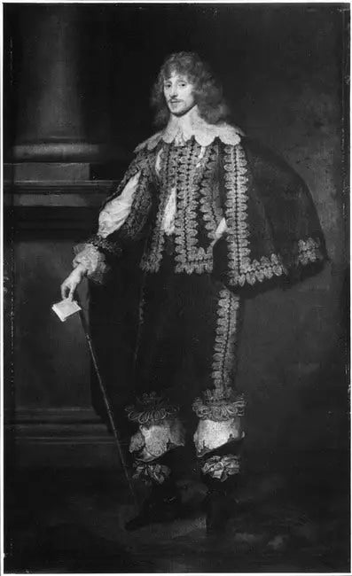 Portrait d'un homme en costume espagnol - Antoine van Dyck image 1 copie de tableau peinte à la main