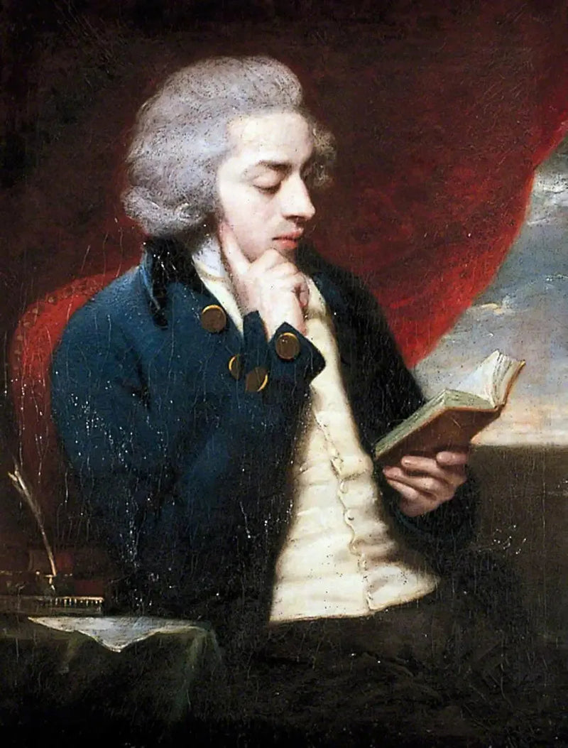 若い紳士が読書している肖像（おそらくウィリアム・ベックフォード） - ジョシュア・レイノルズ