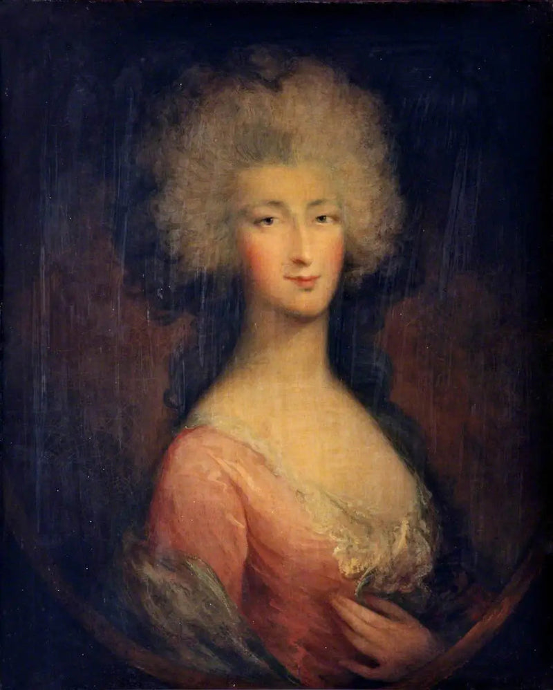 肖像画：女性（「エリオット夫人、約1758年–1823年」と呼ばれる） - トーマス・ゲインズバロー

Source:
Portrait d'une dame (appelée « Mme Elliott, vers 1758–1823 ») - Thomas Gainsborough