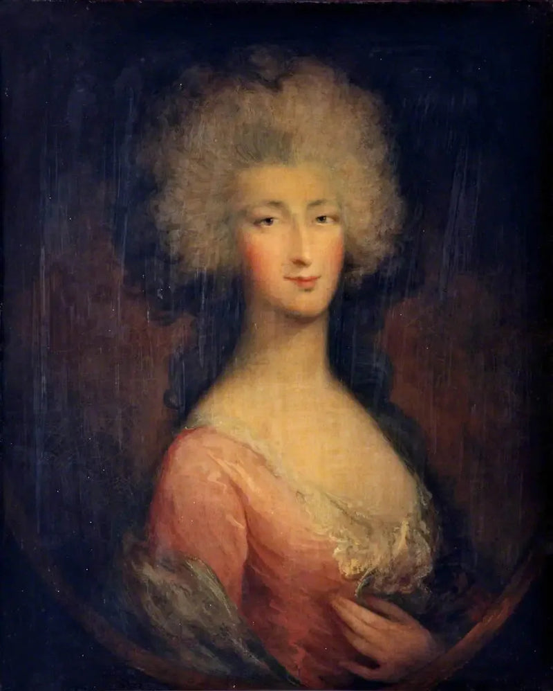 肖像画：女性（「エリオット夫人、約1758年–1823年」と呼ばれる） - トーマス・ゲインズバロー

Source:
Portrait d'une dame (appelée « Mme Elliott, vers 1758–1823 ») - Thomas Gainsborough