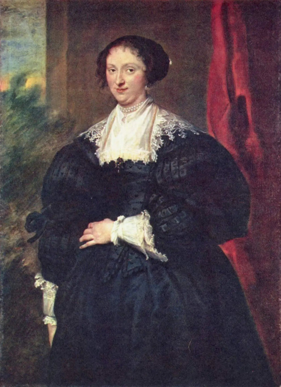 赤いカーテンの前に黒いドレスを着た女性の肖像 - アントワーヌ・ヴァン・ダイク

Source:
Portrait d'une dame en noir devant un rideau rouge - Antoine van Dyck