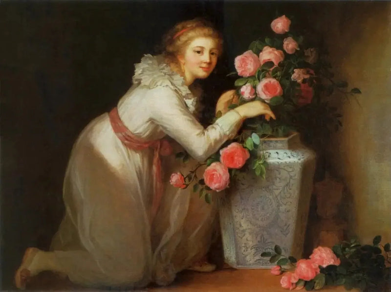 花束を持つ女性の肖像画 - エリザベス・ヴィジェ・ルブラン

Source:
Portrait d'une dame faisant un bouquet. - Élisabeth Vigée Le Brun