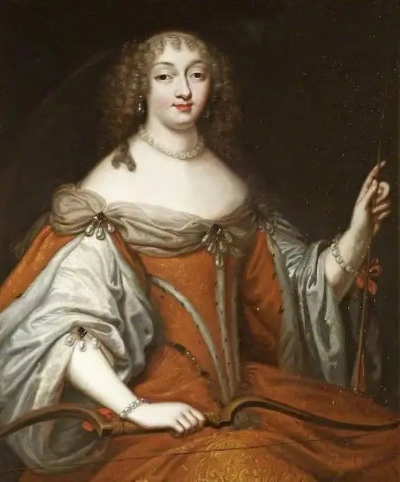 女性の肖像（おそらくアン・スチュアート・ヘンリエッタ、1644–1670、オルレアン公妃またはマリー・マンチーニ、1646–1714、コロンナ公女） - ピエール・ミニャール