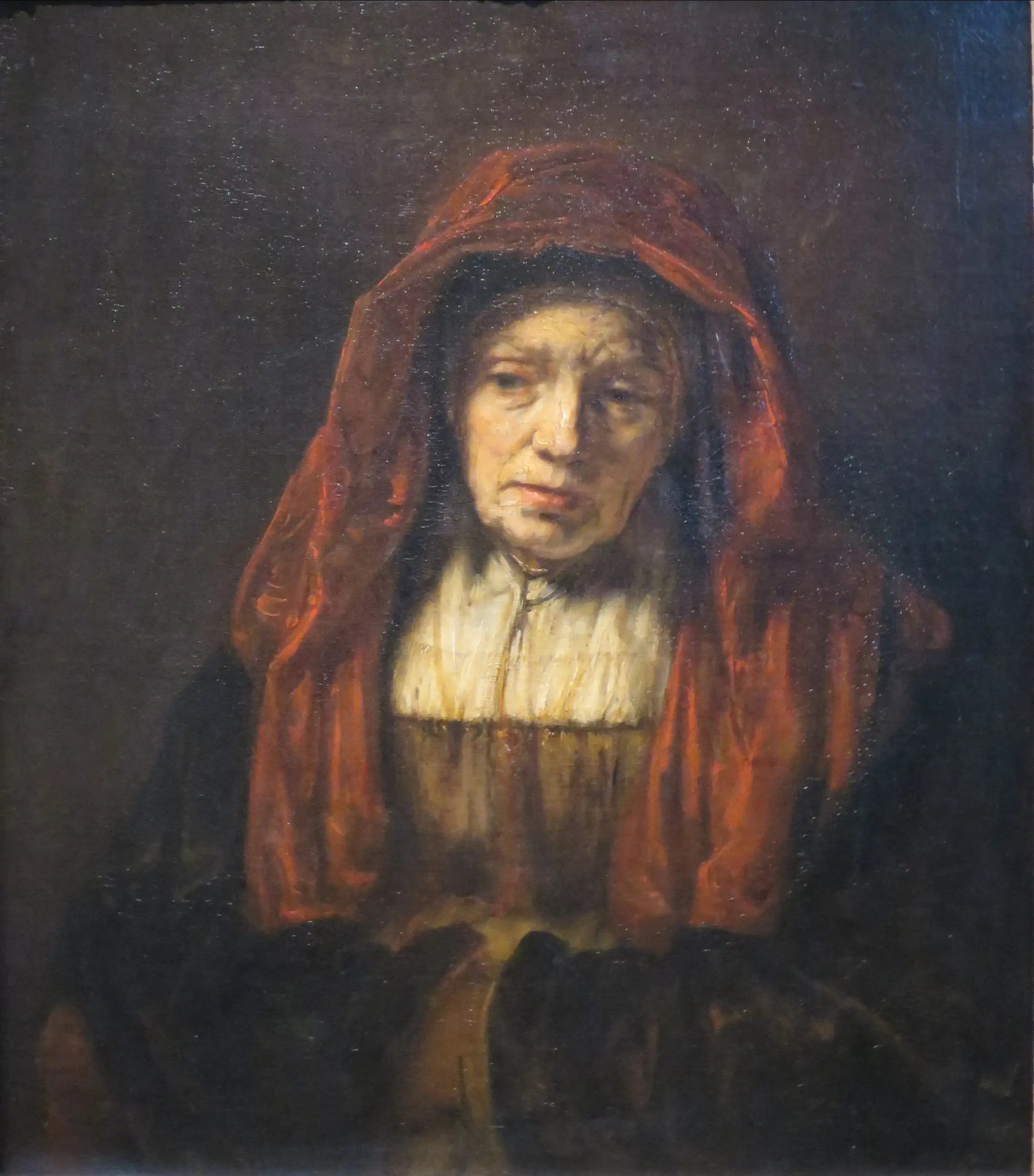 Portrait d'une femme âgée. - Rembrandt image 1 reproduction de peinture à l’huile
