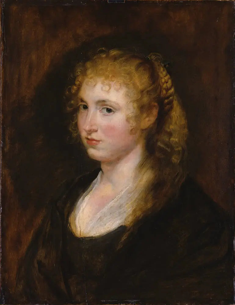 金髪の女性の肖像画 - ピーテル・パウル・ルーベンス