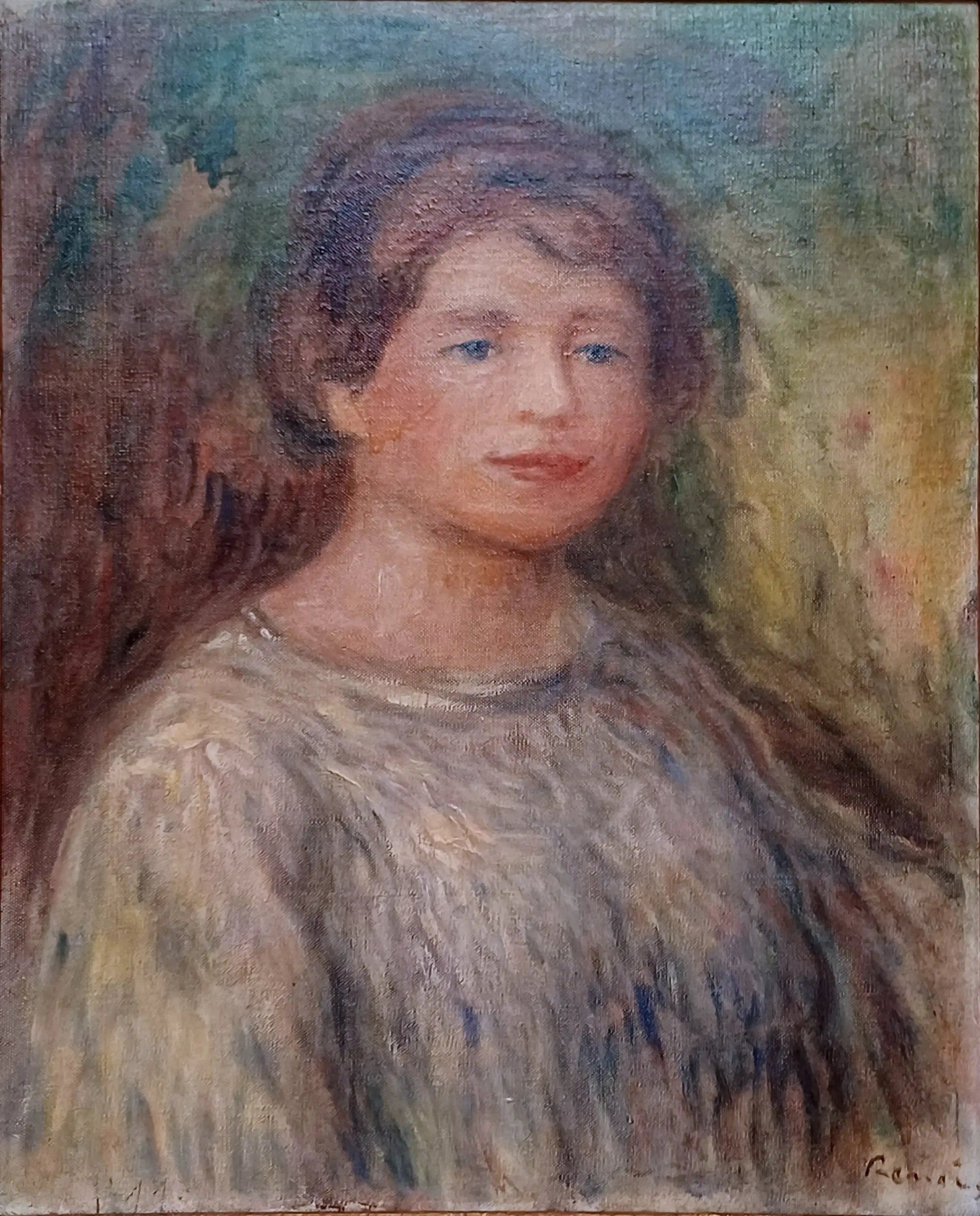 Portrait d'une femme - Pierre-Auguste Renoir image 1 reproduction réalisée par Alpha Reproduction