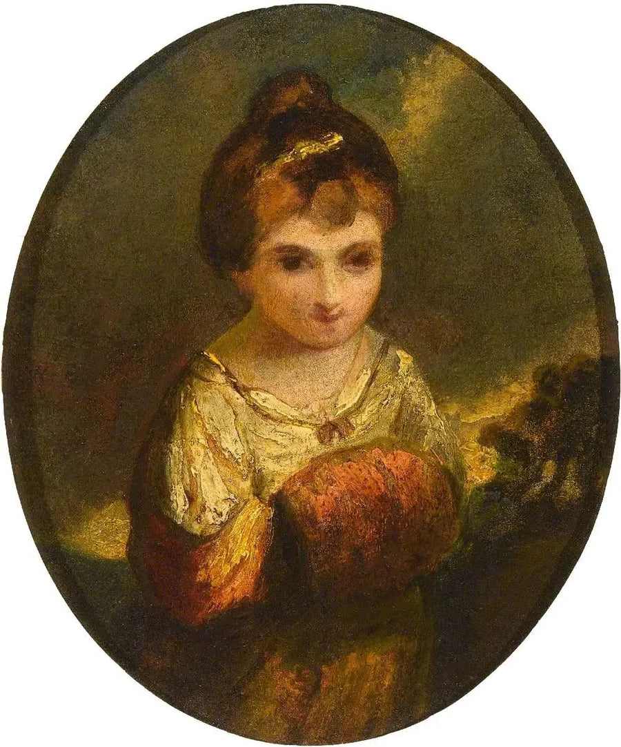 少女の肖像（おそらくテオフィラ・パーマー、1757年–1848年） - ジョシュア・レイノルズ