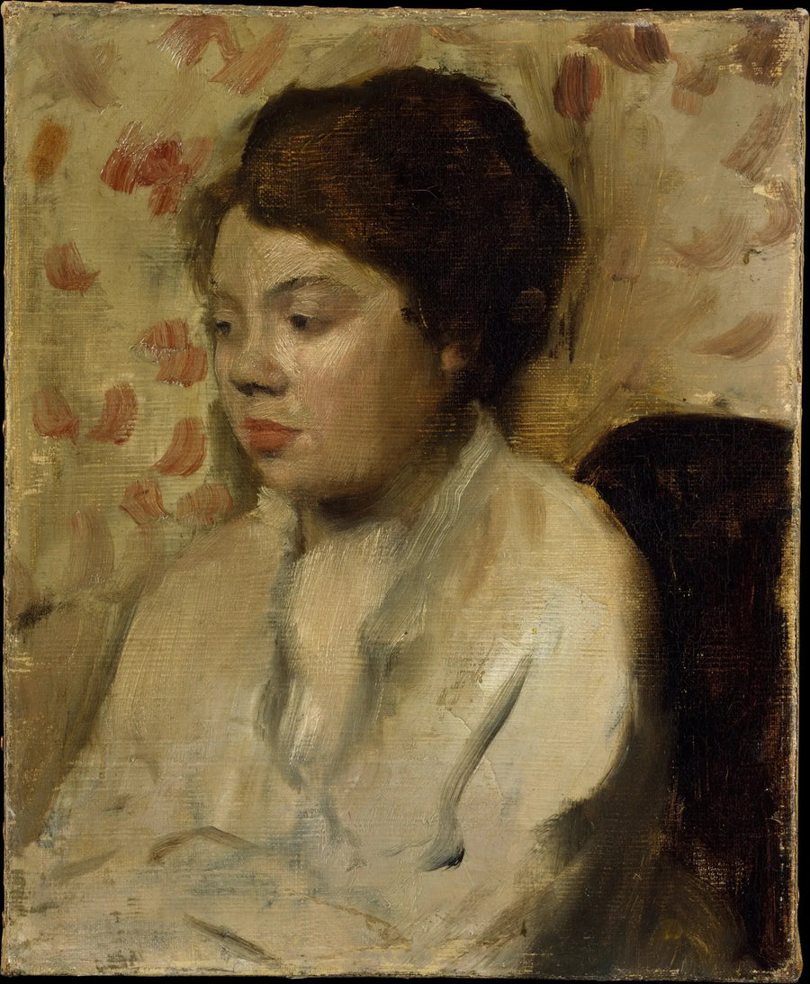 若い女性の肖像 - エドガー・ドガ