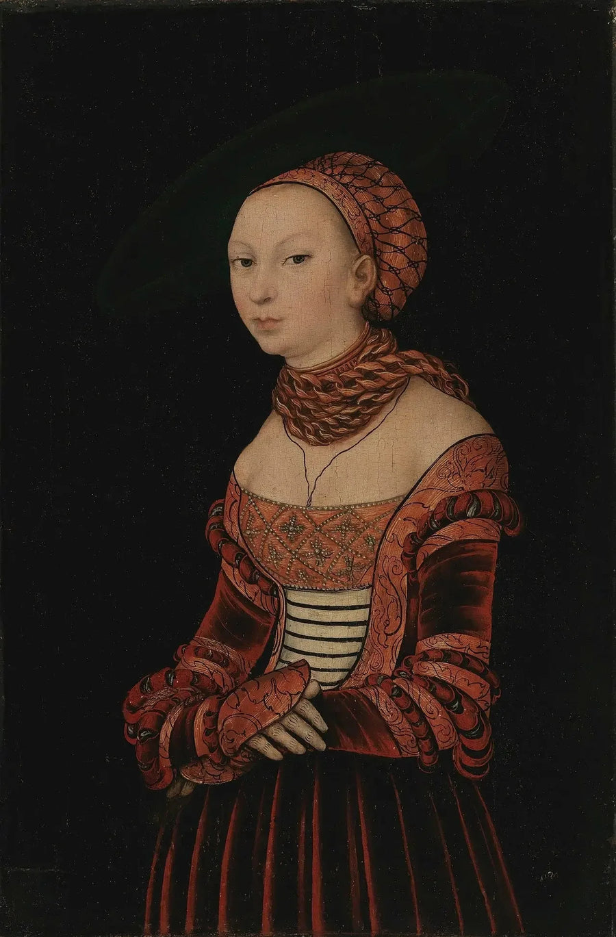 若い女性の肖像画 - ルーカス・クラナッハ・ザ・エルダー