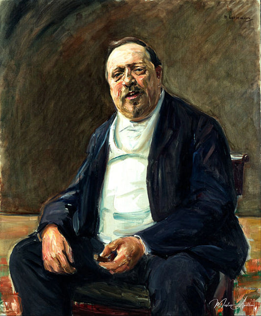 Portrait d'Albert von Berger - Max Liebermann - Reproductions de tableaux et peintures haut de gamme