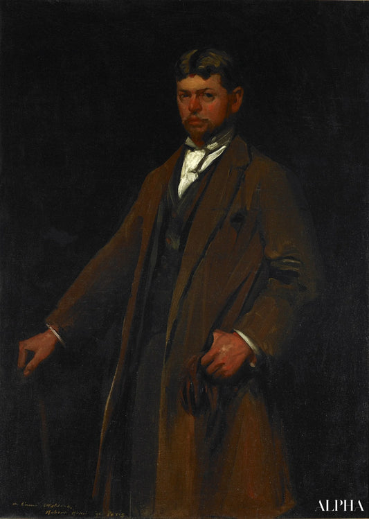 Portrait de Carl Gustav Waldeck - Robert Henri - Reproductions de tableaux et peintures haut de gamme