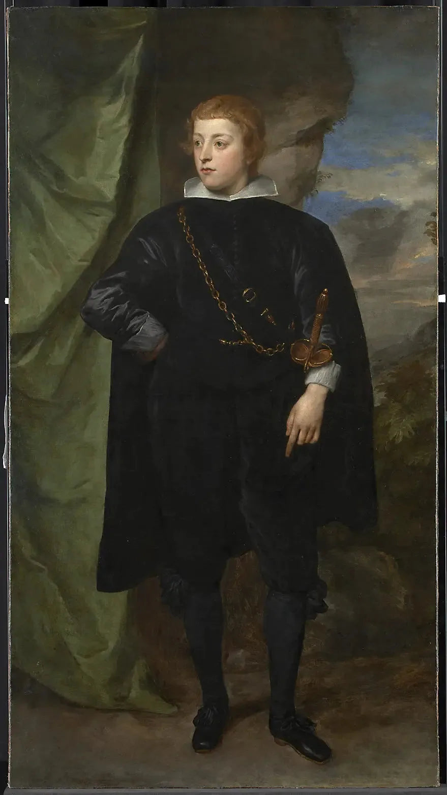 カルロ・エマヌエーレ・デステ、ボルゴマネロ侯爵の肖像（1622-1695） - アントワーヌ・ヴァン・ダイク

Source:
Portrait de Carlo Emanuele d'Este, marquis de Borgomanero (1622-1695) - Antoine van Dyck