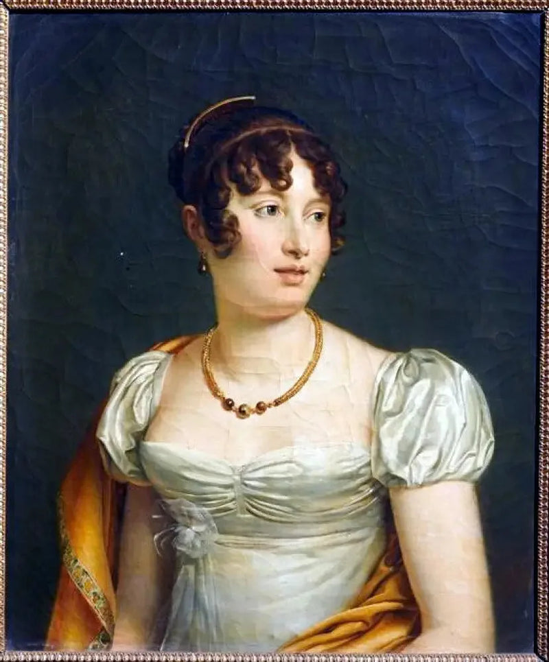 キャロリーヌ・ムラット（1782-1839）、ナポリの女王 - フランソワ・ジェラール

Source:
Portrait de Caroline Murat (1782-1839), reine de Naples - François Gérard