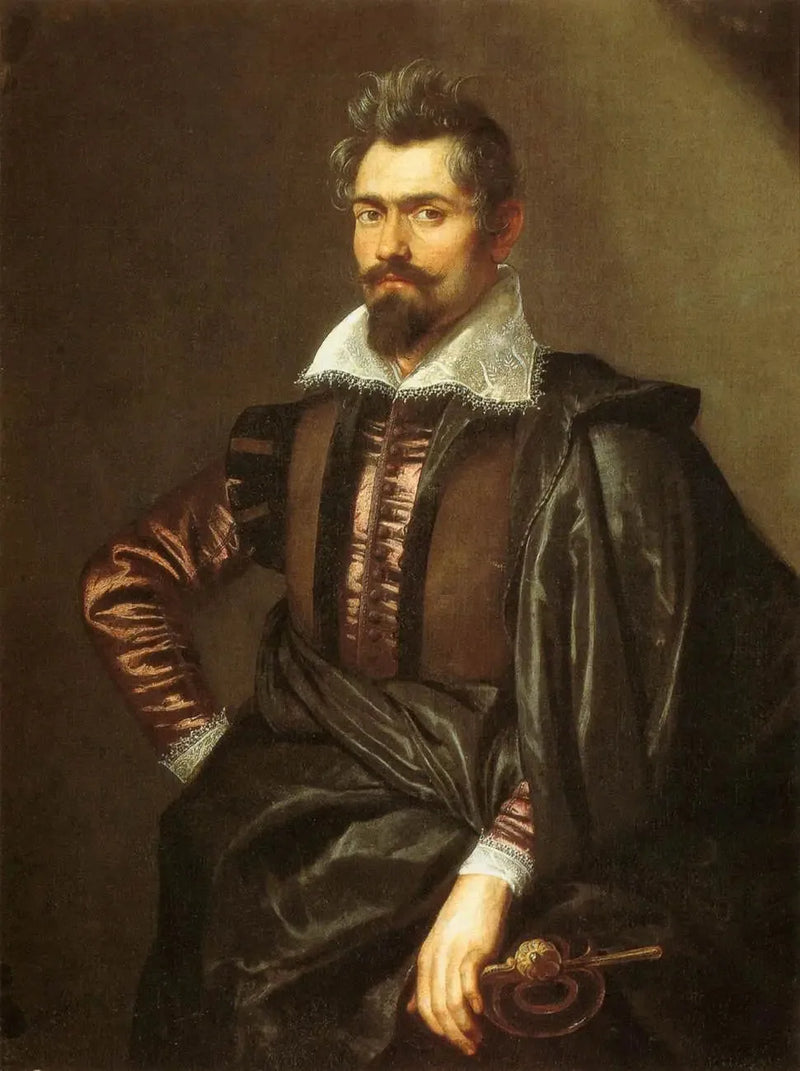 カスパル・ショッペ（1576-1649）の肖像 - ピーテル・パウル・ルーベンス