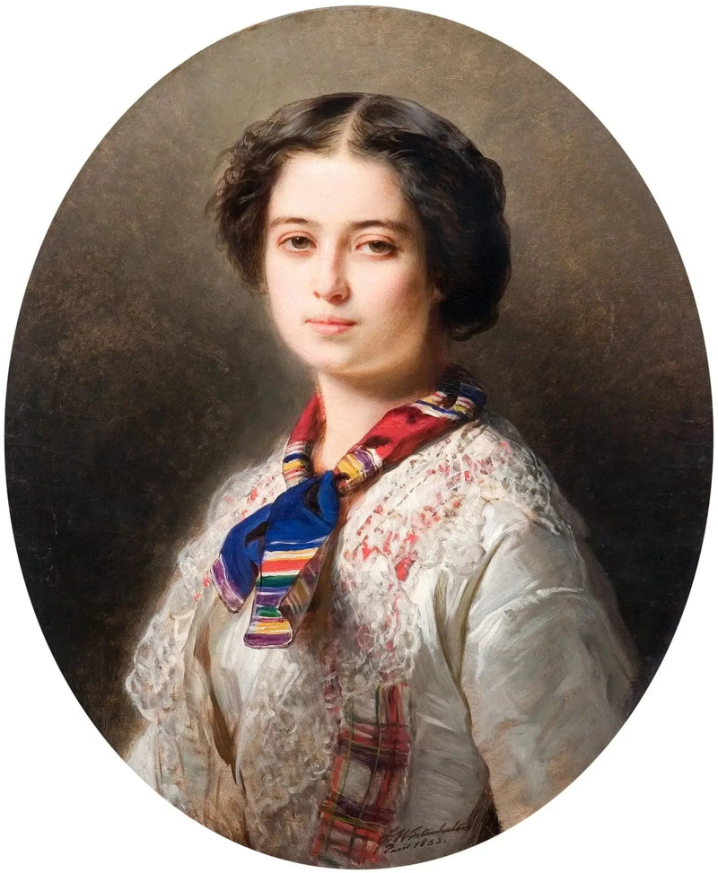 ツェシリ・ルボミルスカ・ザモイスカの肖像（1831-1904） - フランツ・ザヴェル・ウィンターハルター

Source:
Portrait de Cecylii Lubomirskiej z Zamoyskich (1831-1904) - Franz Xaver Winterhalter