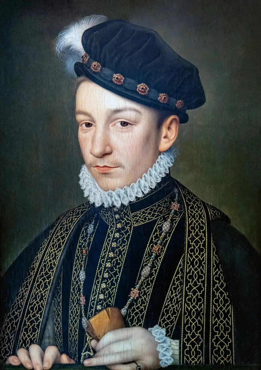 シャルル9世の肖像 - フランソワ・クルーエ

Source:
Portrait de Charles IX - François Clouet