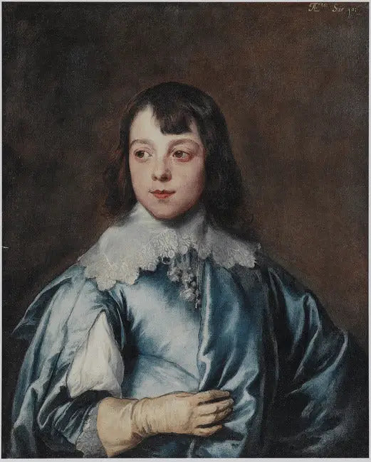 チャールズ・スタンリー卿、ストレンジ卿、ダービー伯爵（1628-1672）の肖像画、10歳の時 - アントワーヌ・ヴァン・ダイク

Source:
Portrait de Charles Stanley, Lord Strange, 8e comte de Derby (1628-1672) âgé de dix ans - Antoine van Dyck