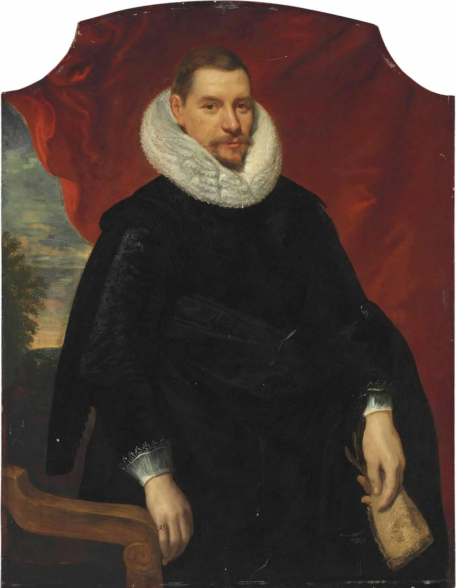 コルネリス・ヴァン・ランツホット（1572-1656）の肖像画、約1620年 - ピーテル・パウル・ルーベンス