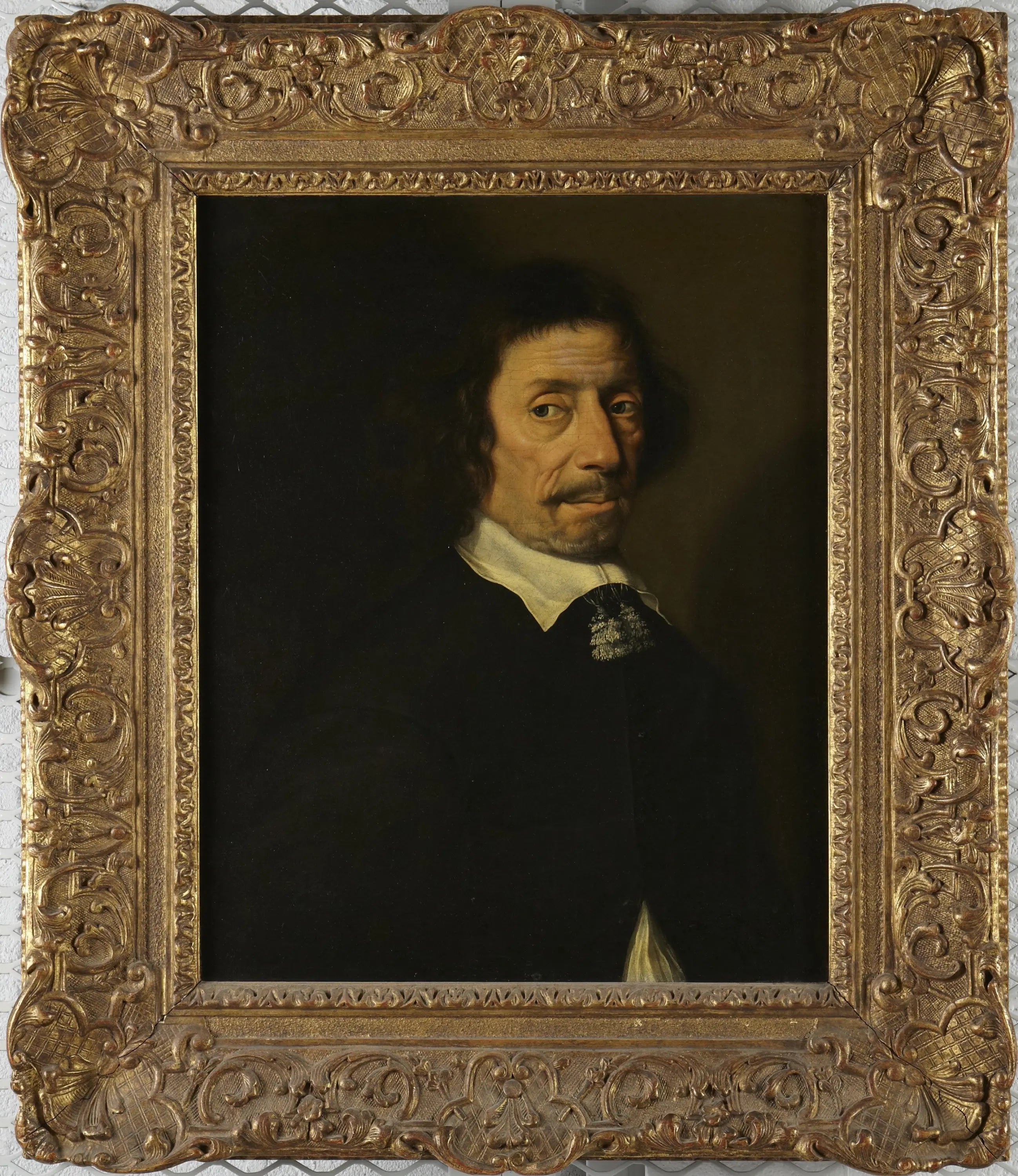 Portrait de Descartes (?) - Philippe de Champaigne image 1 copie peinte à la main à l’huile