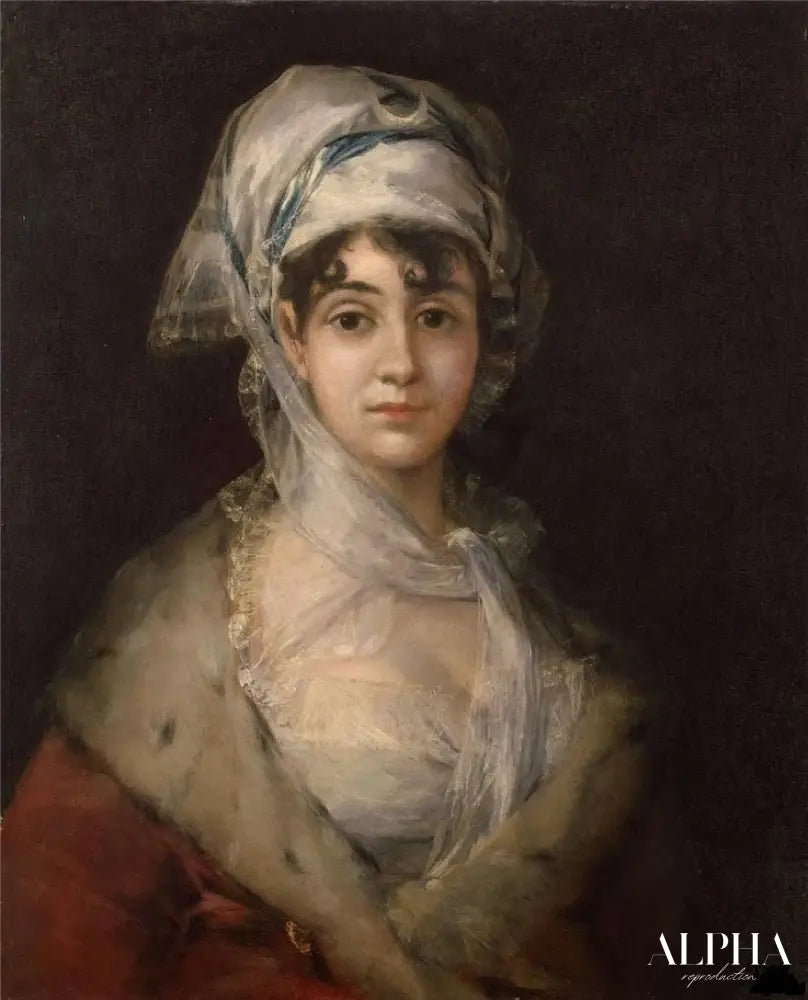 Portrait de Doña Antonio Zárate (1810-1811) - Francisco de Goya - Reproductions de tableaux et peintures haut de gamme