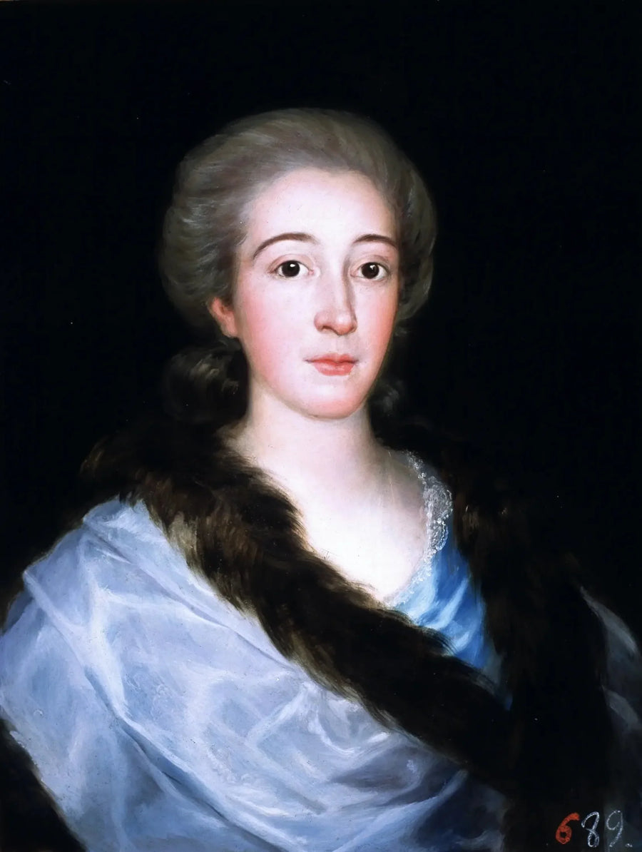ドニャ・マリア・テレサ・デ・バジャブリガ・イ・ロサスの肖像 (1759-1820) - フランシスコ・デ・ゴヤ