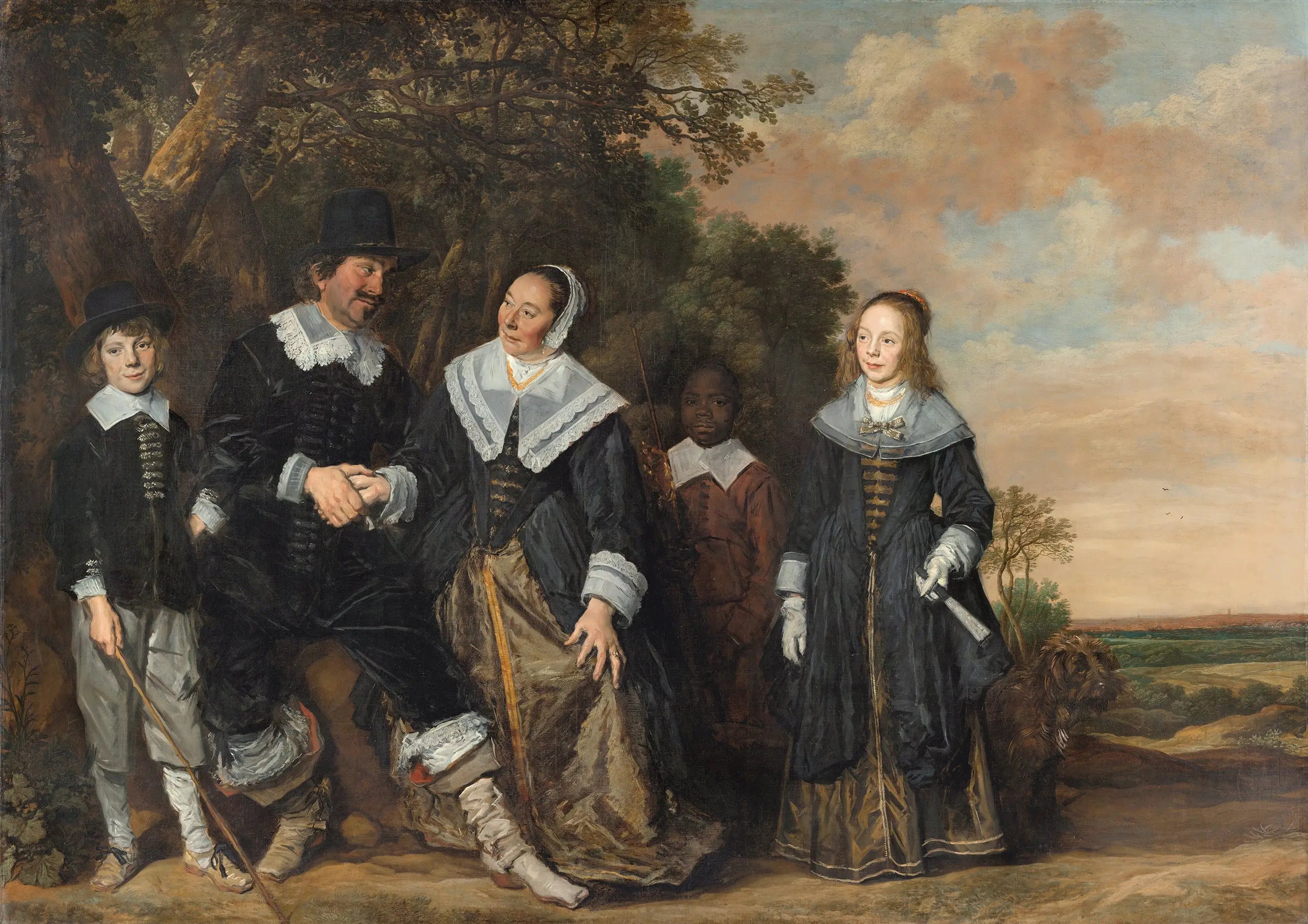 Portrait de famille dans un paysage - Frans Hals - Alpha Reproduction
