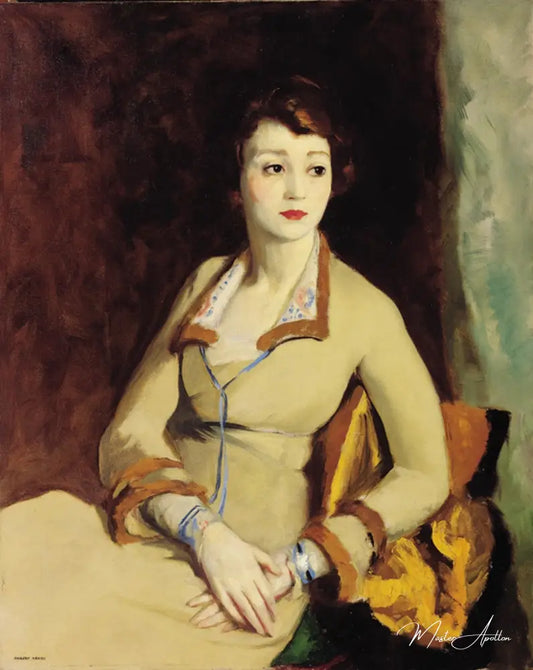 Portrait de Fay Bainter - Robert Henri - Reproductions de tableaux et peintures haut de gamme