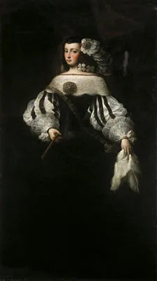 Portrait de Féliche de la Cerda - Juan Carreño de Miranda image 1 reproduction d’œuvre d’art à l’huile
