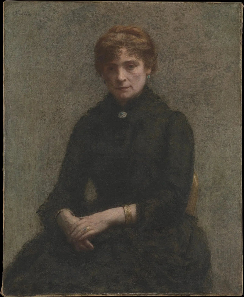 女性の肖像 - アンリ・ファンタン＝ラトゥール

Source:
Portrait de femme - Henri Fantin-Latour