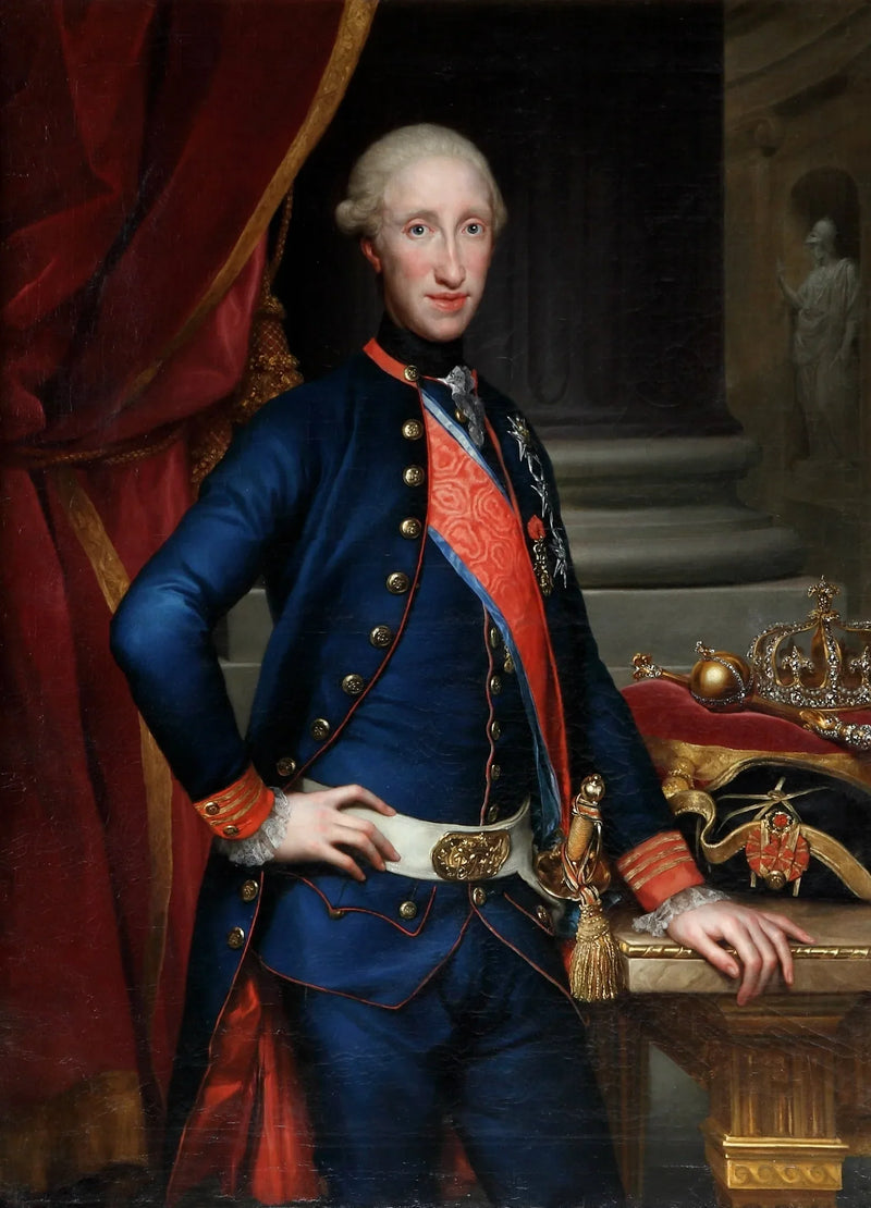 二シシリーのフェルディナンド1世（1751-1825）の肖像 - アントン・ラファエル・メングス