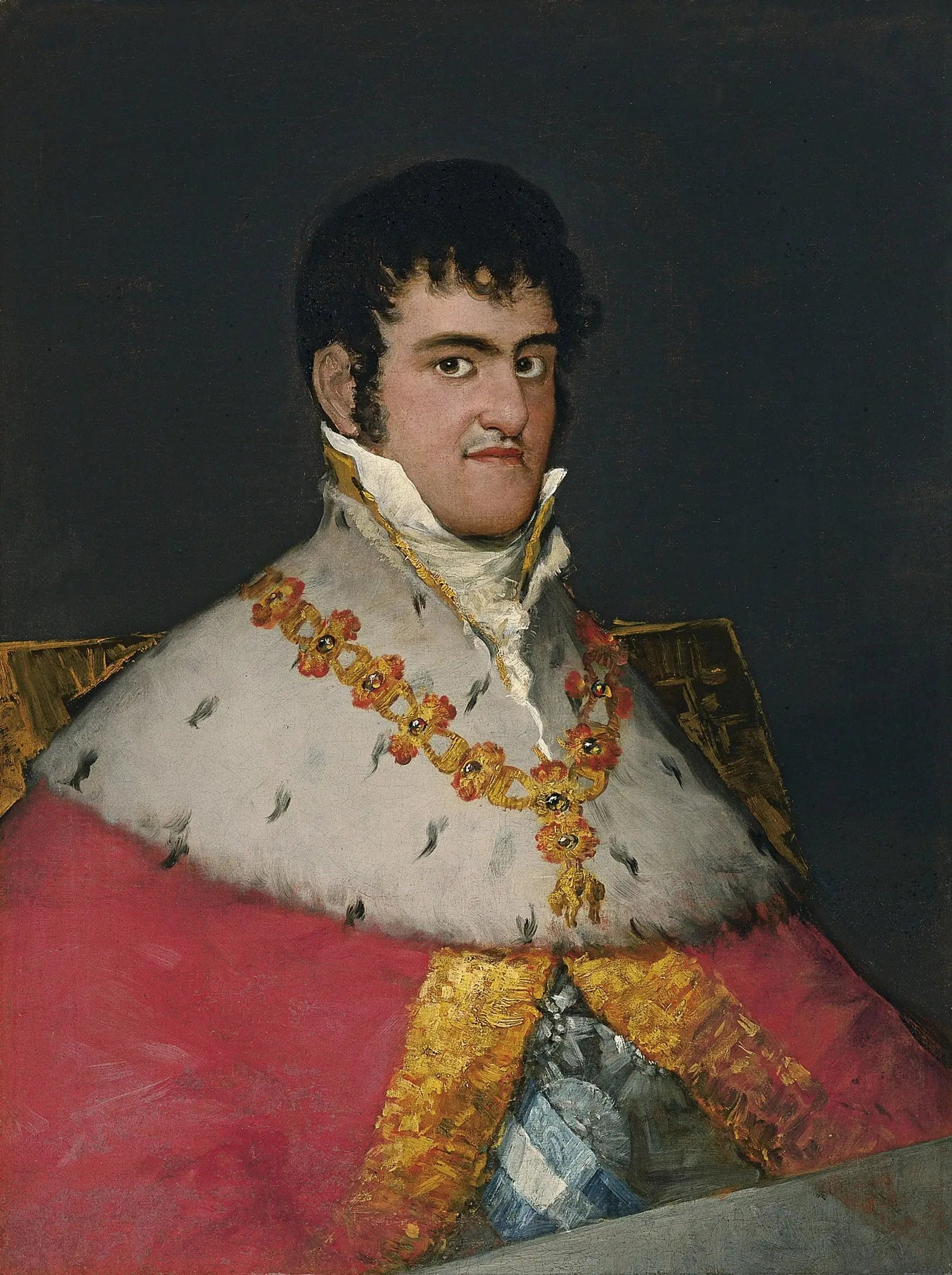 Portrait de Ferdinand VII - Francisco de Goya image 1 copie peinte à la main à l’huile