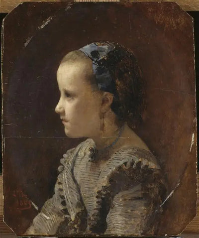 Portrait de fillette - Léon Bonnat - Alpha Reproduction