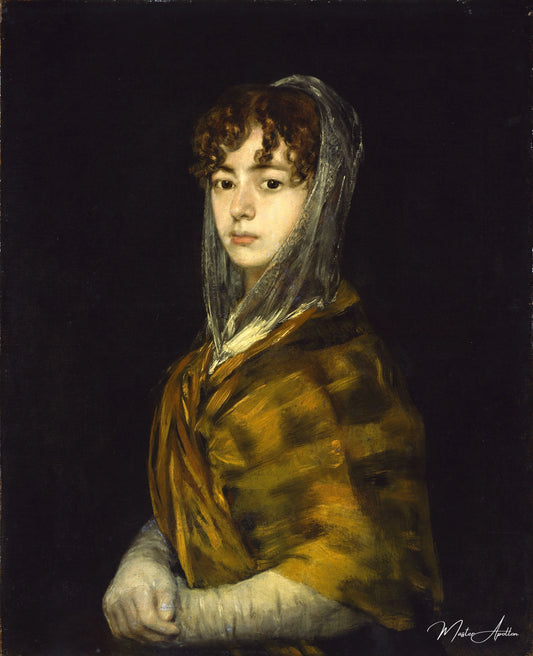 Portrait de Francisca Sabasa García - Francisco de Goya - Reproductions de tableaux et peintures haut de gamme