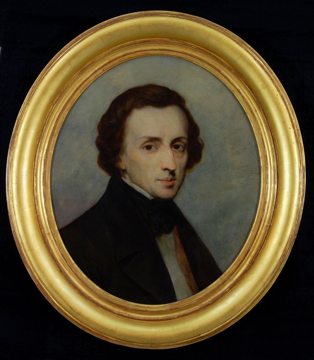 Portrait de Frédéric Chopin - Ary Scheffer image 1 tableau peint à l’huile sur toile