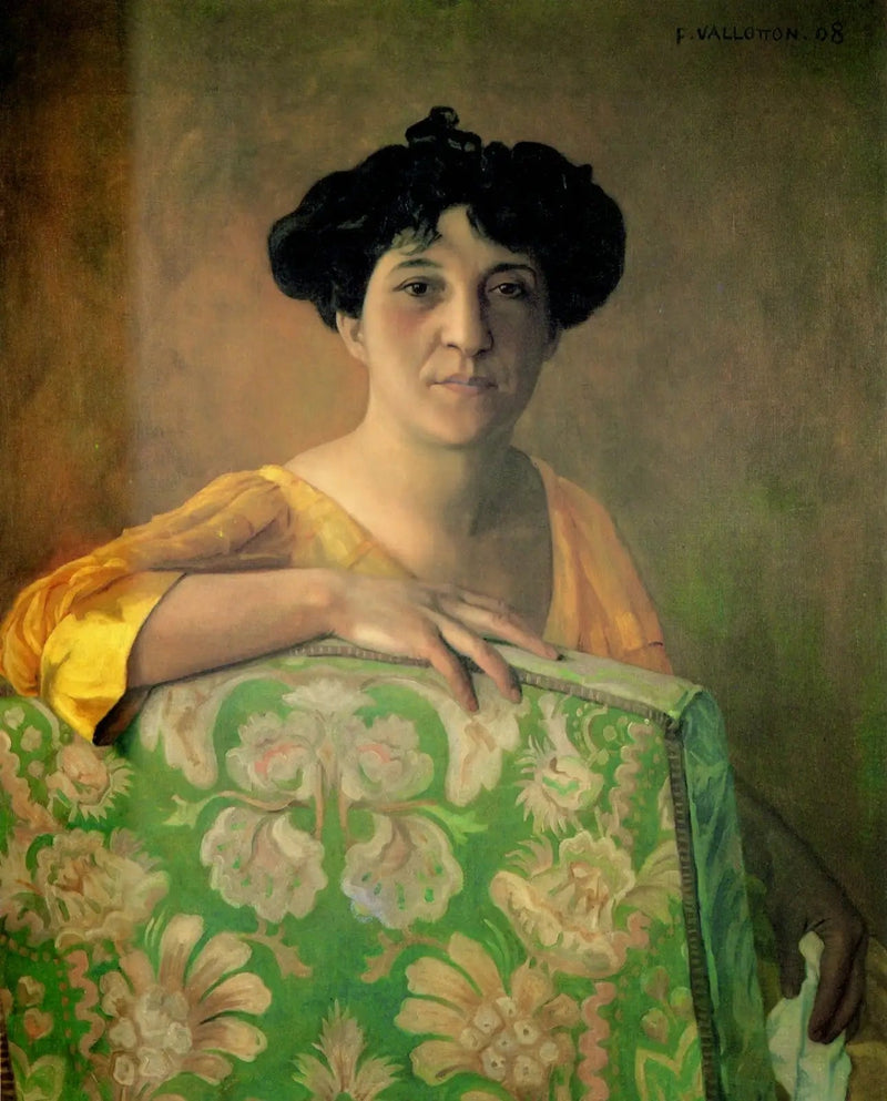 ガブリエル・ヴァロトンの肖像 - フェリックス・ヴァロトン

Source:
Portrait de Gabrielle Vallotton - Félix Vallotton