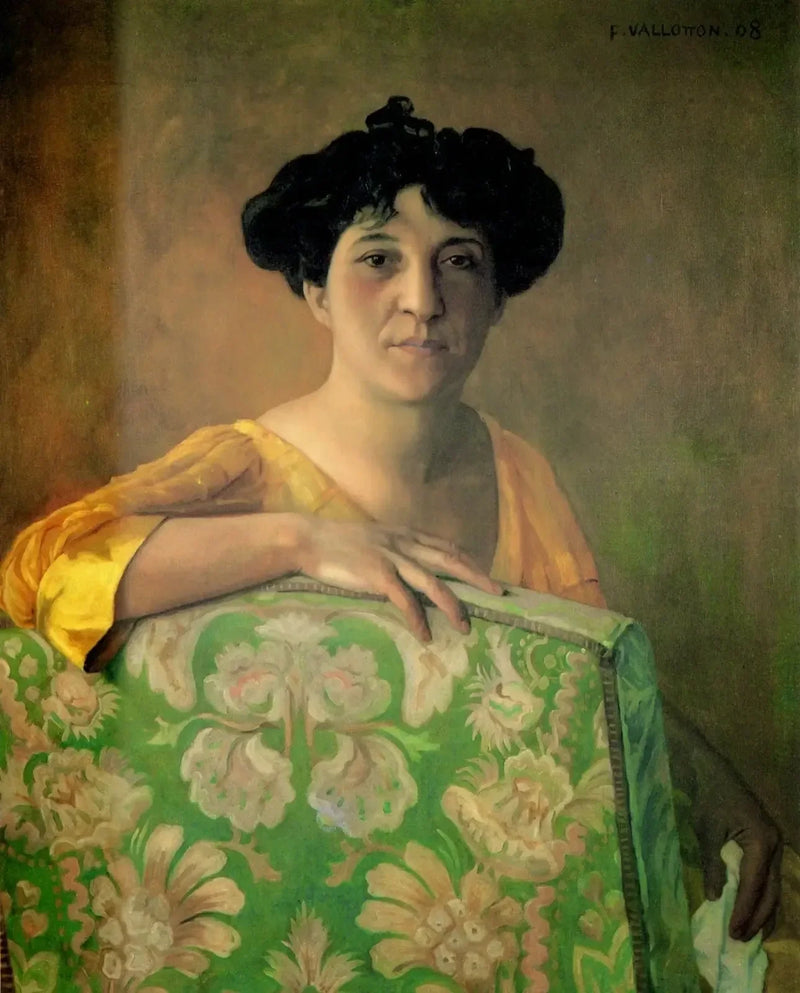 ガブリエル・ヴァロトンの肖像 - フェリックス・ヴァロトン

Source:
Portrait de Gabrielle Vallotton - Félix Vallotton