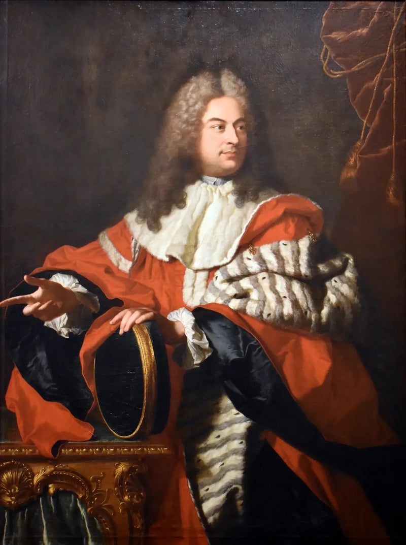 ガスパール・ド・ゲイダン（1688-1767）の肖像画、死刑執行官としての姿 - ヤシント・リゴー