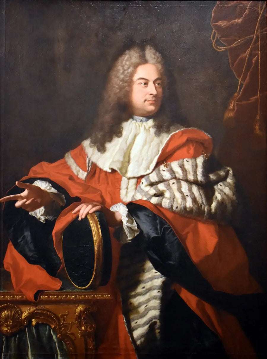 ガスパール・ド・ゲイダン（1688-1767）の肖像画、死刑執行官としての姿 - ヤシント・リゴー