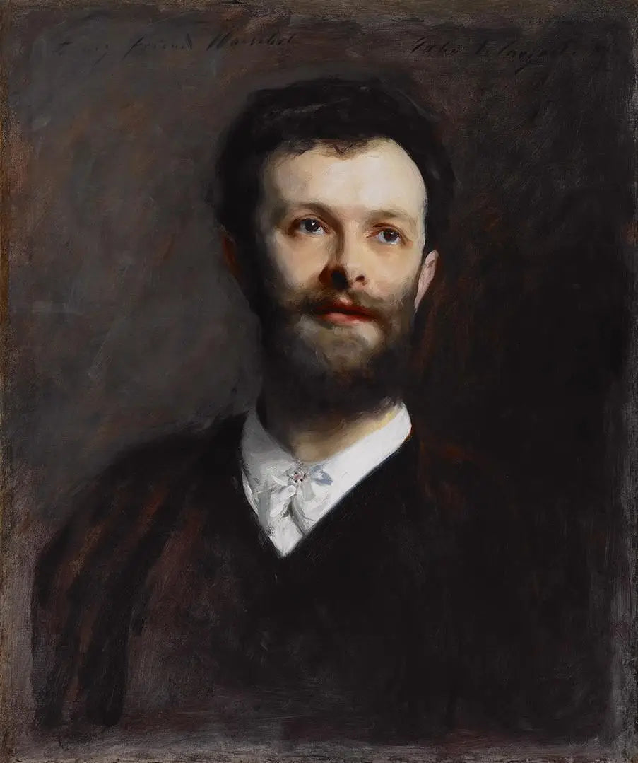 Portrait de George Henschel - John Singer Sargent image 1 reproduction artisanale de tableau