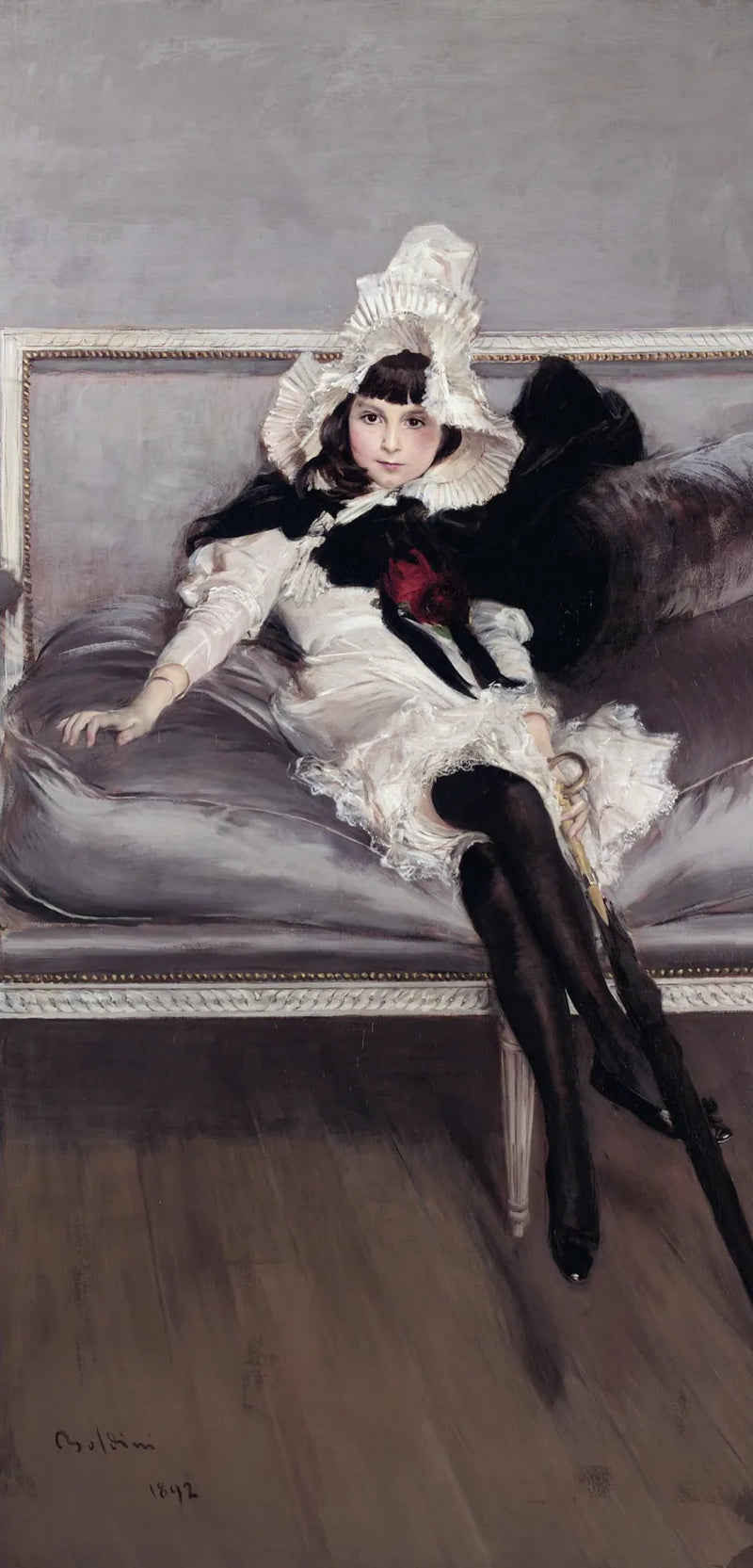ジョセフィナ・エラズリズ・アルベア（Giovinetta Errazuriz）の肖像 - ジョバンニ・ボルディーニ
