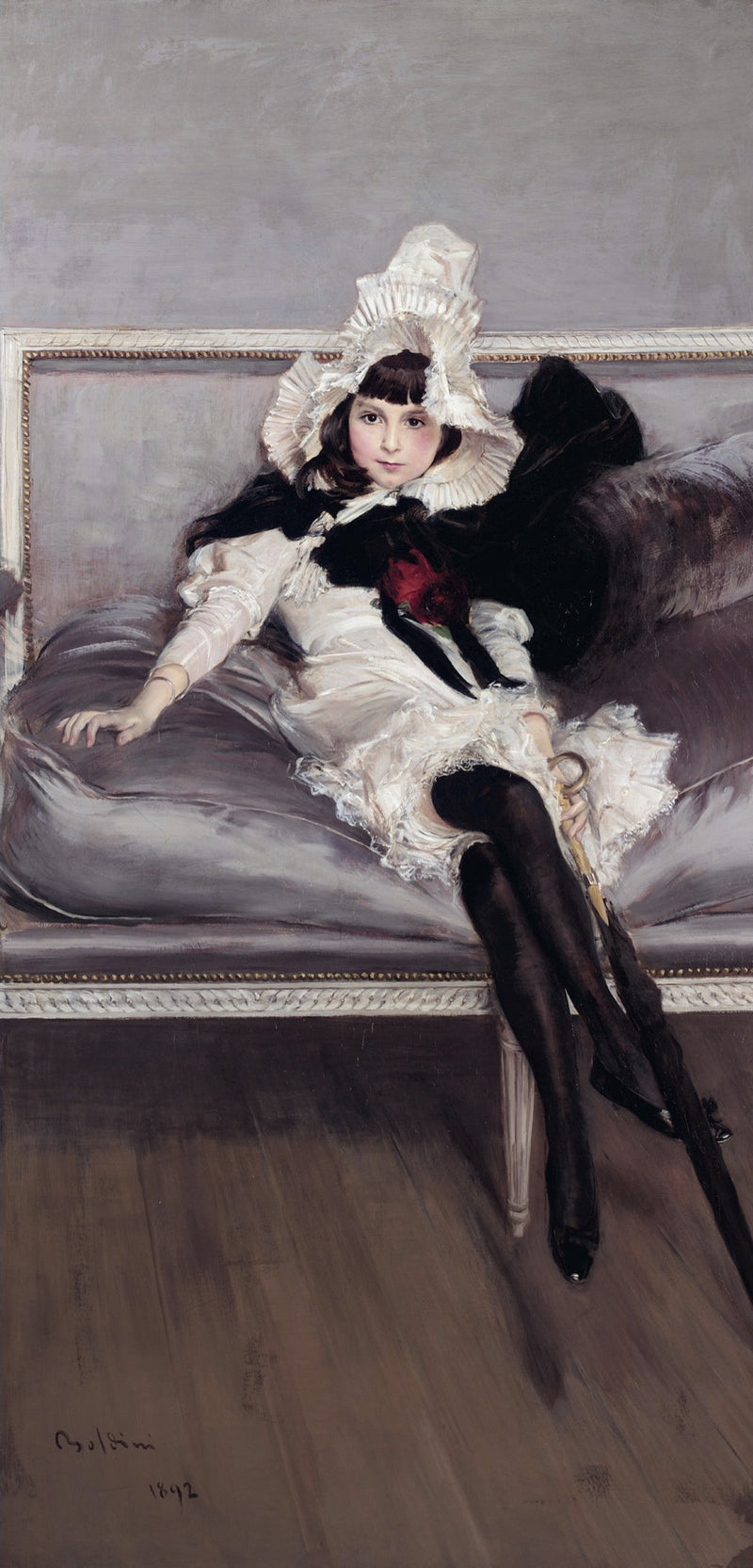 ジョセフィナ・エラズリズ・アルベア（Giovinetta Errazuriz）の肖像 - ジョバンニ・ボルディーニ