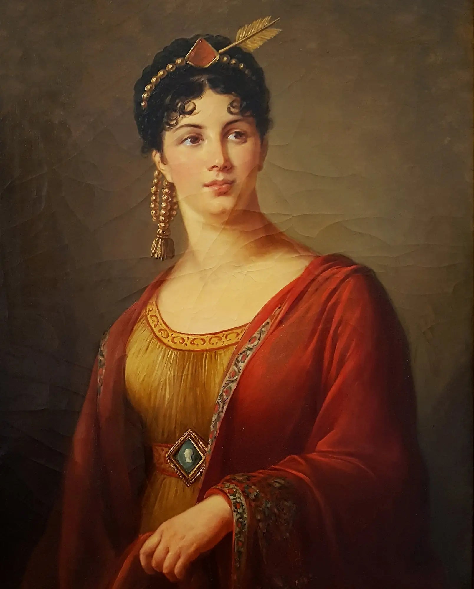 Portrait de Giuseppina Grassini - Élisabeth Vigée Le Brun image 1 copie de tableau peinte à la main