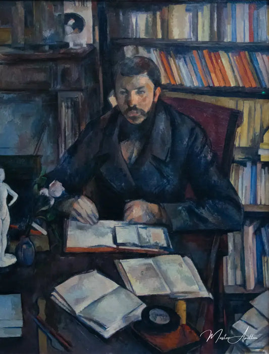 Portrait de Gustave Geffroy - Paul Cézanne - Reproductions de tableaux et peintures haut de gamme