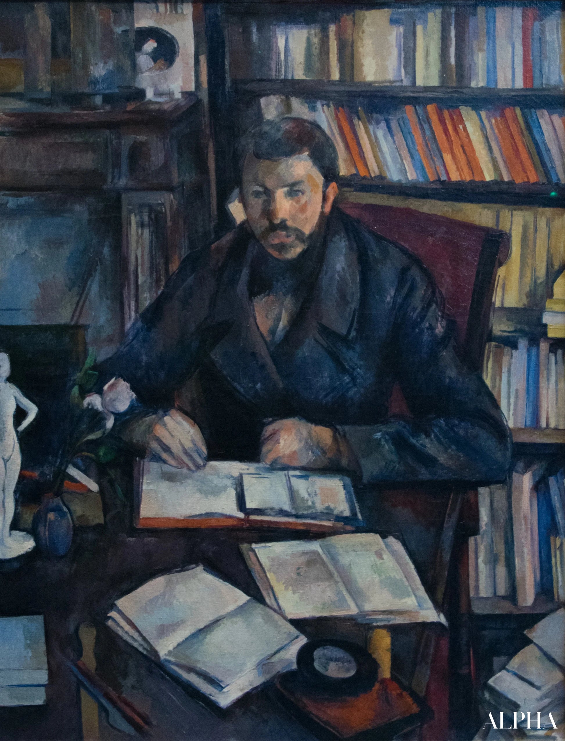 グスターヴ・ジェフロワの肖像 - ポール・セザンヌ - 高級絵画および絵画の複製